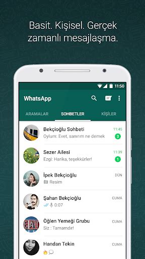 Whatsapp messenger apk indir